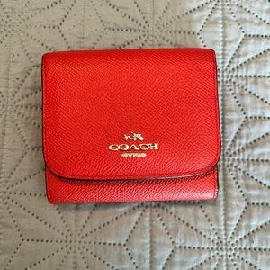 COACH ORANGE MEDIUM WALLET